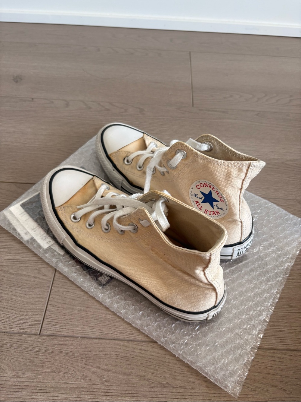 Converse Chuck Taylor All Star High Top Sneakers - Yellow/Beige